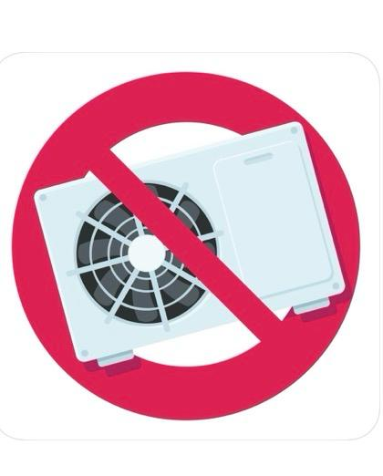 Aucun groupe extérieur à installer
